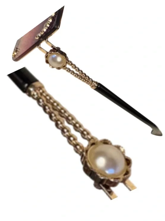 SUNGLASSES: Luxury Pink Ombré & Golden Gradient Oversized w/Monogram, NWOT - Picture 9 of 17